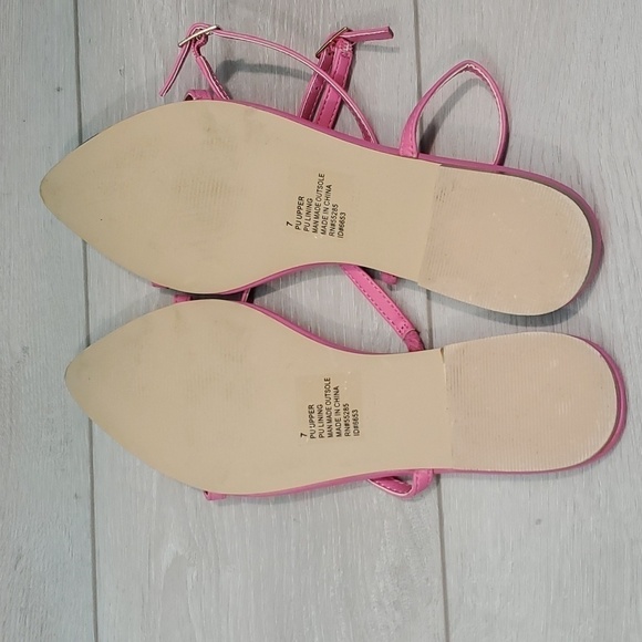 Express Womens Gladiator Flats sandals shoes sz 7 - Picture 11 of 12